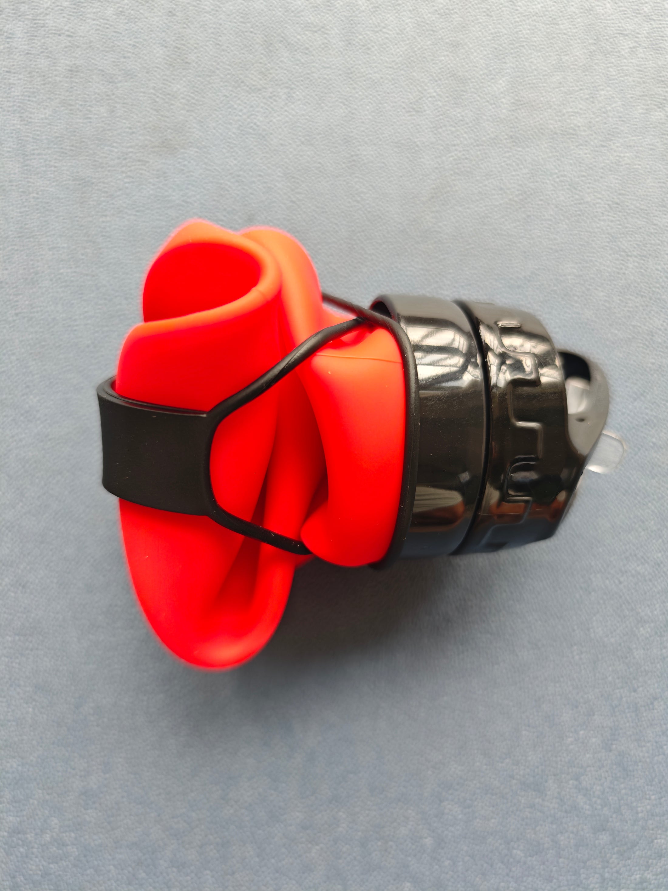 Foldable silicon water bottle