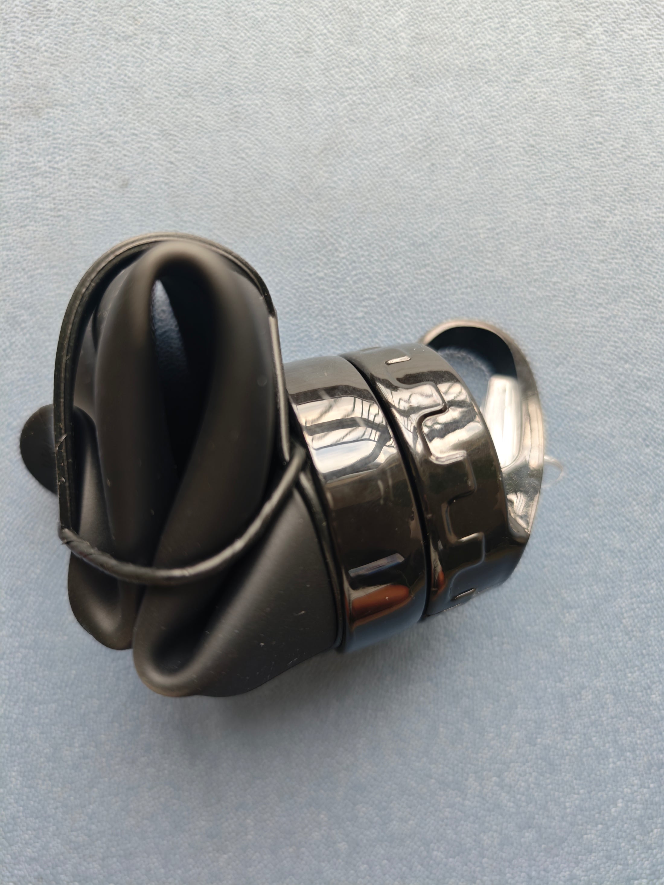 Foldable silicon water bottle