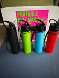 Load image into Gallery viewer, Foldable silicon water bottle