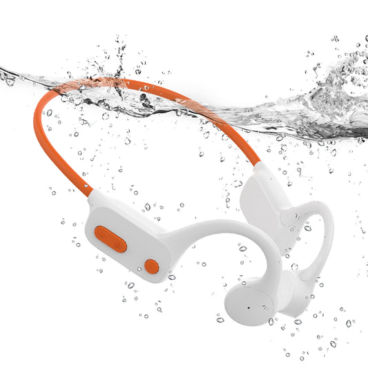 FREESWIM W26. Waterproof bone conduction Bluetooth & Embedded music player. Swim and listen to music