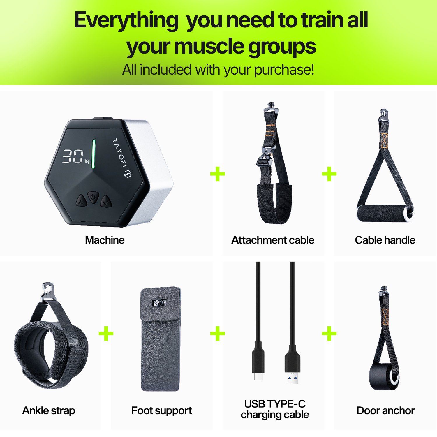 Máquina de gimnasio portátil Go-Tone