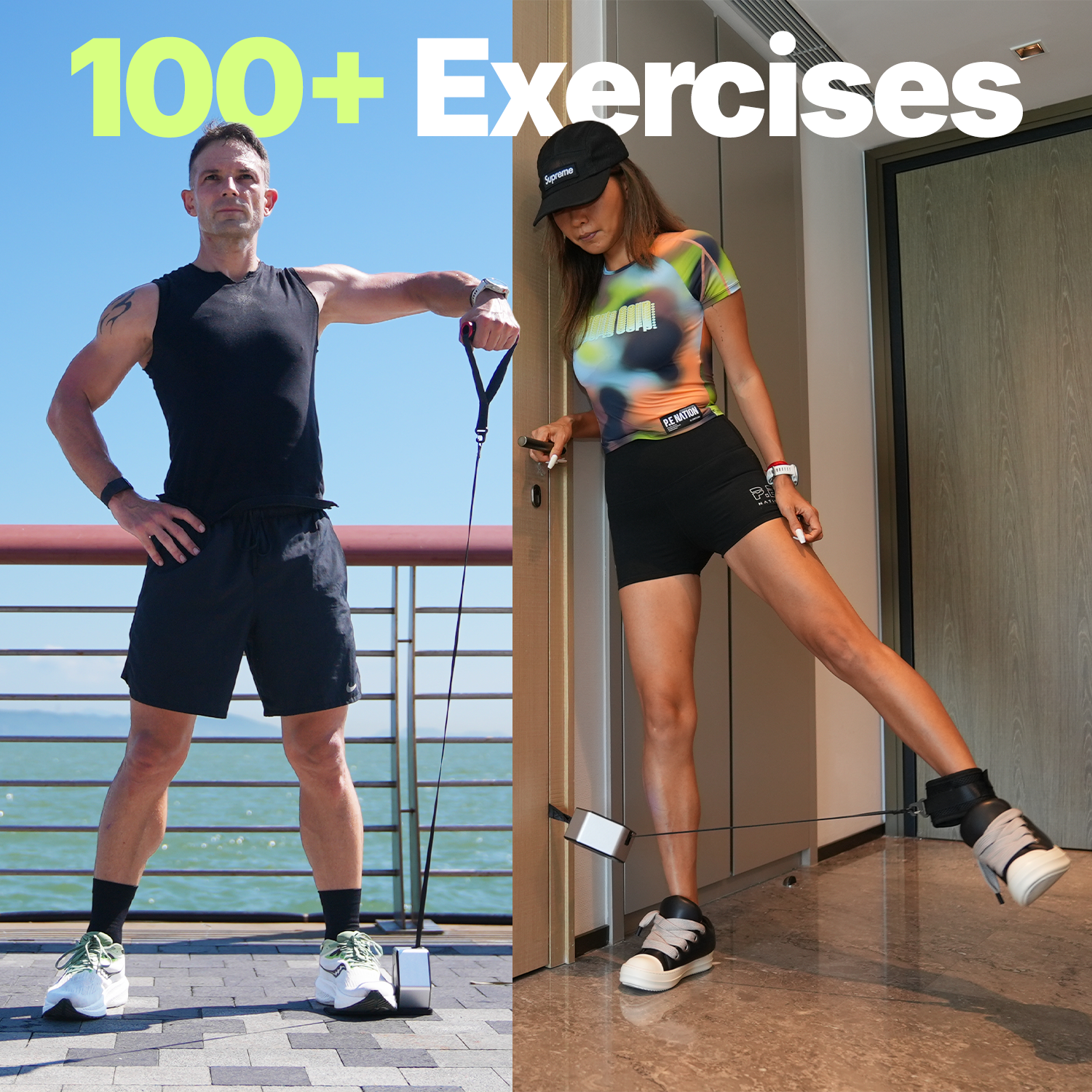 Máquina de gimnasio portátil Go-Tone