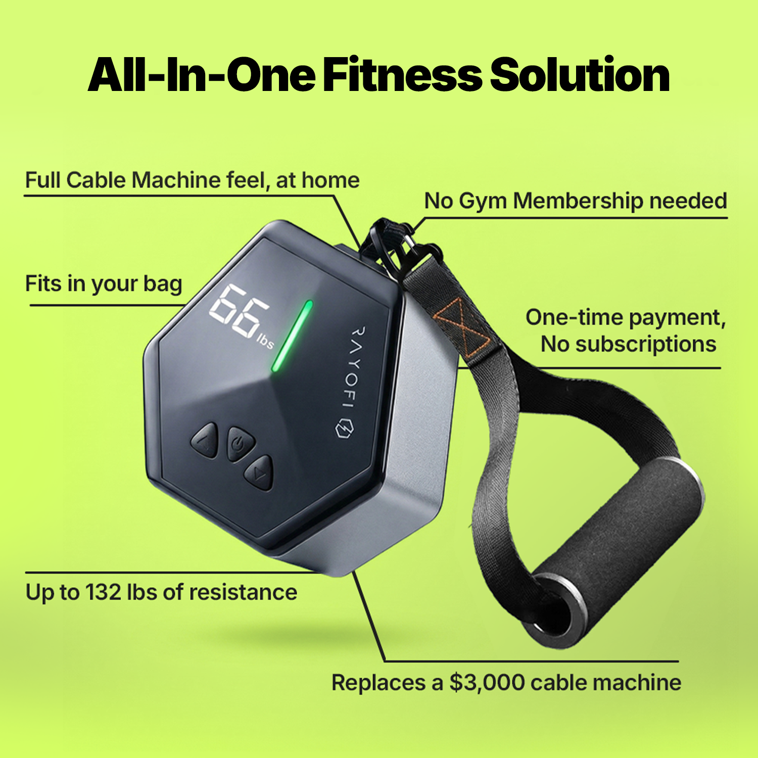 Máquina de gimnasio portátil Go-Tone