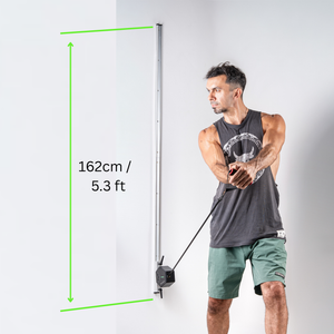 GYMDOCK Wallmount:  Attach your Go-Tone at any position on the wall.