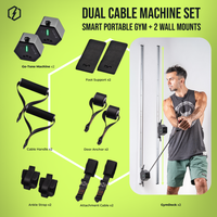 Rayofi Go-Tone™ Dual Cable Machine Set + GymDock Bundle