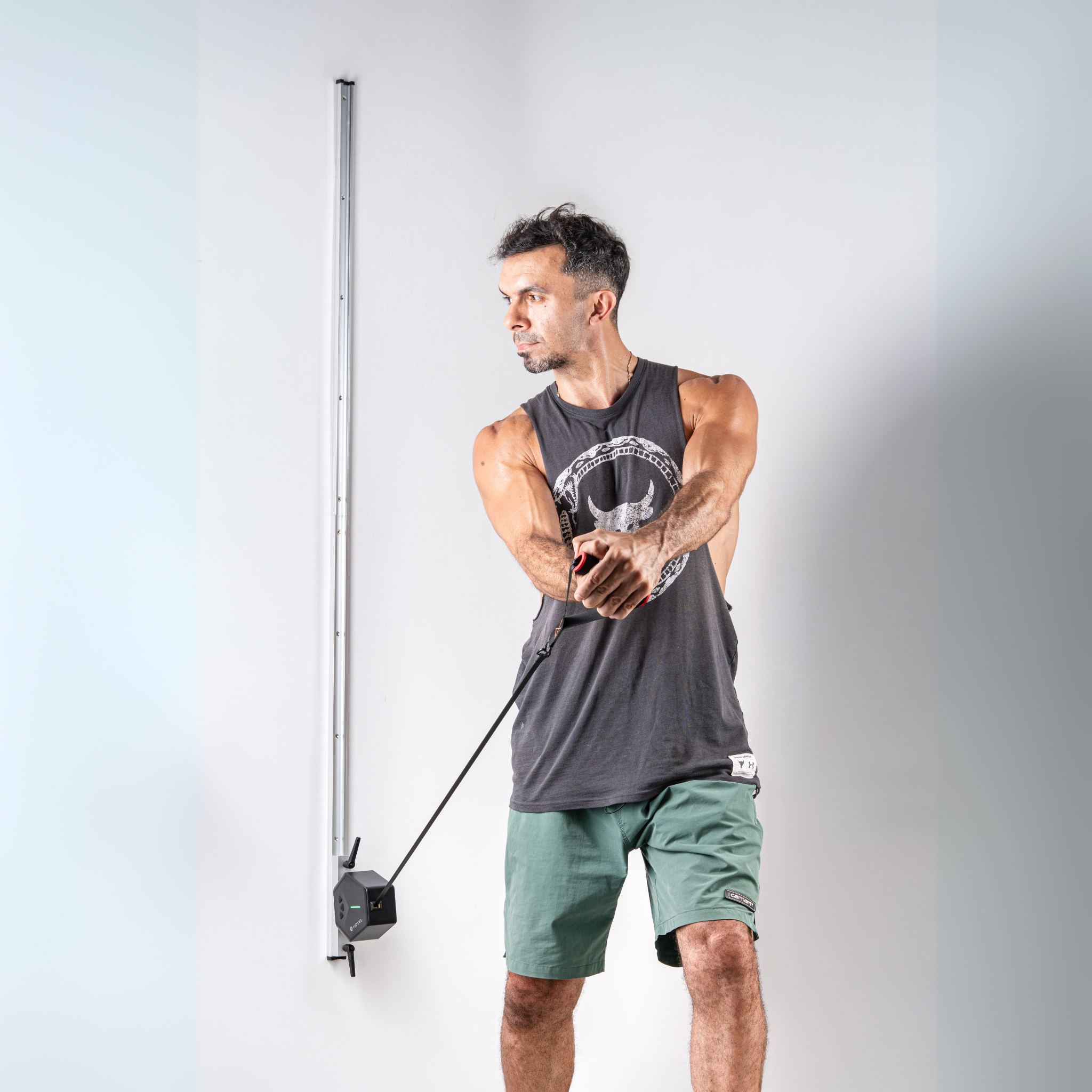 Wallmount:  Attach your Go-Tone at any position on the wall.
