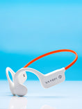 Charger l'image dans la visionneuse de la galerie, SWIMCOMM SET T6 & W25.  Waterproof bone conduction Bluetooth/Push-To-Talk receiver headset + radio push-to-talk transmitter. Bundle. FOR MUSIC AND FOR COACHING
