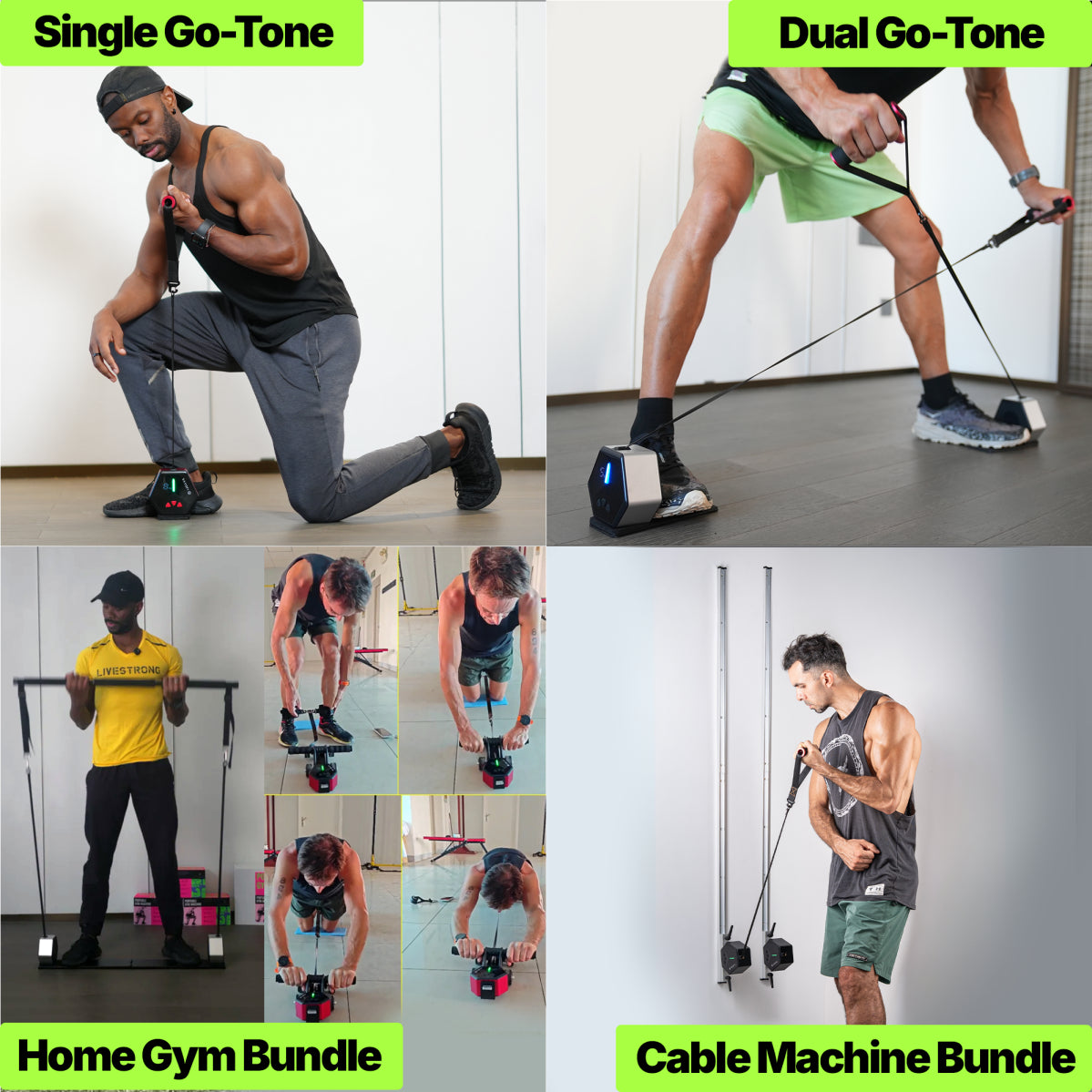 Máquina de gimnasio portátil Go-Tone